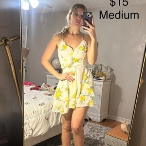Lemon Yellow Dress